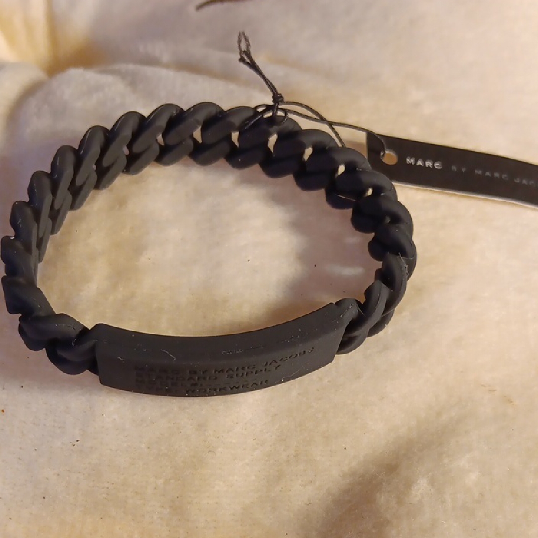 Marc By Marc Jacobs Black Chain Bracelet 23$